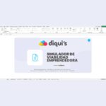 Simulador de viabilidad emprendedora en Excel con indicadores financieros y análisis de punto de equilibrio.